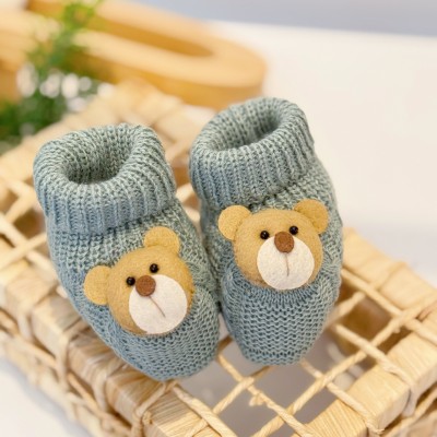    Sapatinho de linha Ursinho Verde